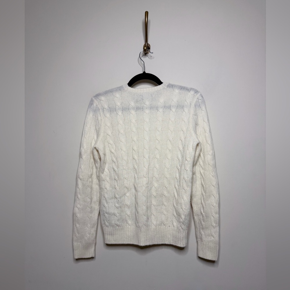 Polo Ralph Lauren Cable-Knit Wool Cashmere Blend Sweater - Picture 8 of 9